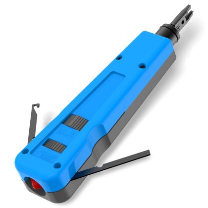 Ethernet Punch Tool with 110/66 Blades Blue 1 Pack